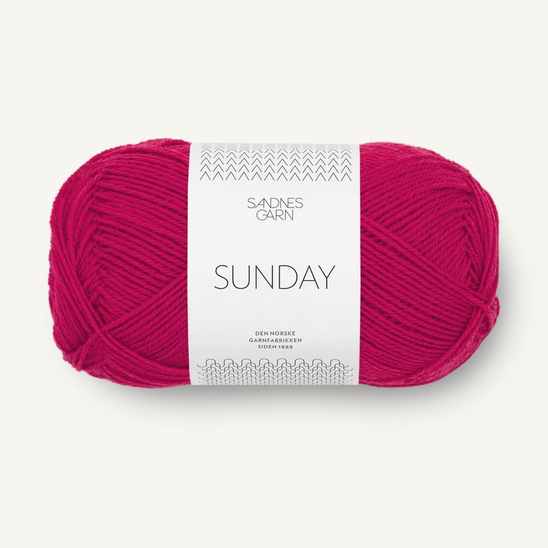 Sunday garn fra Sandnes Garn Jazzy pink