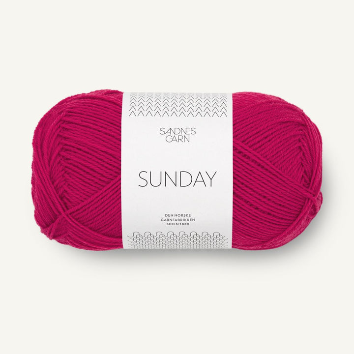 Sunday garn fra Sandnes Garn Jazzy pink