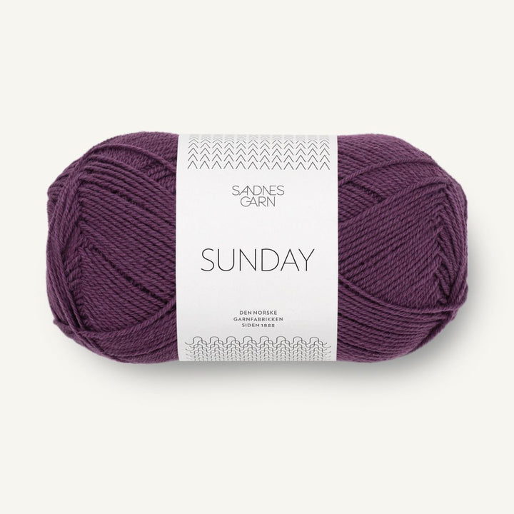 Sunday garn fra Sandnes Garn Bjørnebærsaft