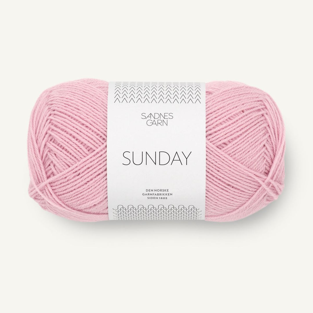 Sunday garn fra Sandnes Garn Pink lilac