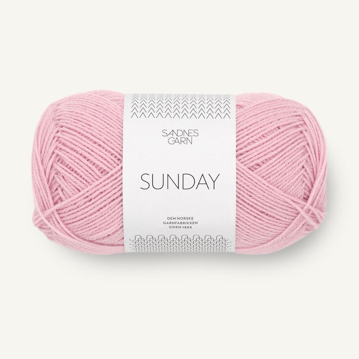 Sunday garn fra Sandnes Garn Pink lilac