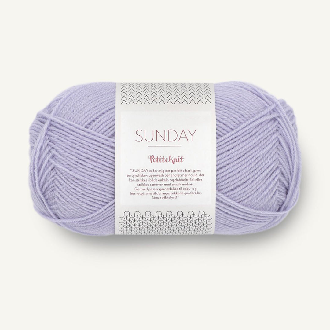 Sunday garn fra Sandnes Garn Purple Petiteknit