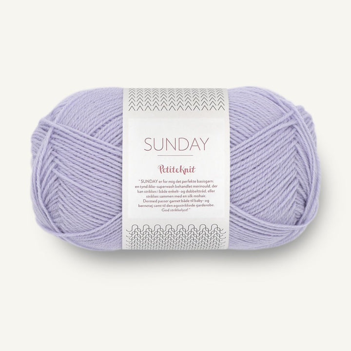 Sunday garn fra Sandnes Garn Purple Petiteknit