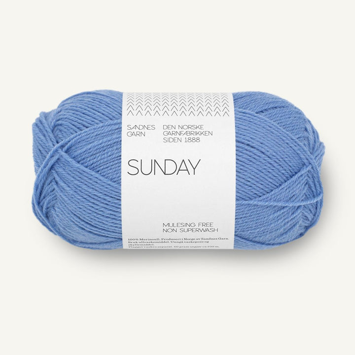 Sunday garn fra Sandnes Garn Provance blue