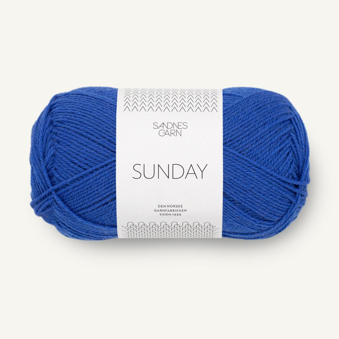 Sunday garn fra Sandnes Garn Dazzling blue