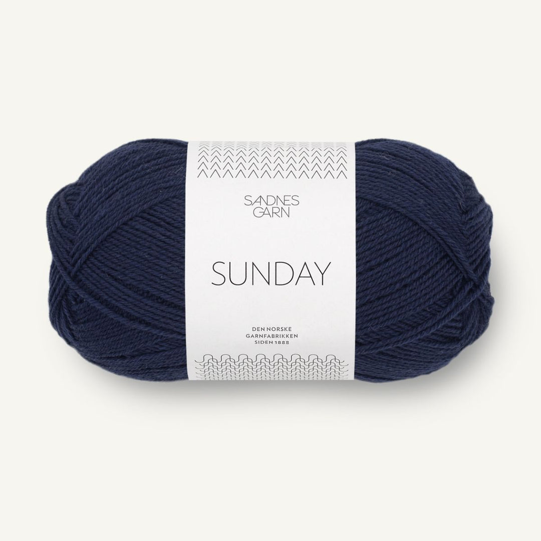 Sunday garn fra Sandnes Garn Marineblå