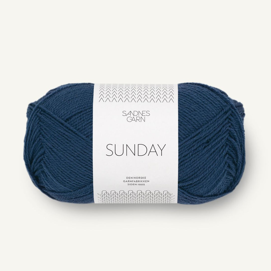 Sunday garn fra Sandnes Garn Mørk blå