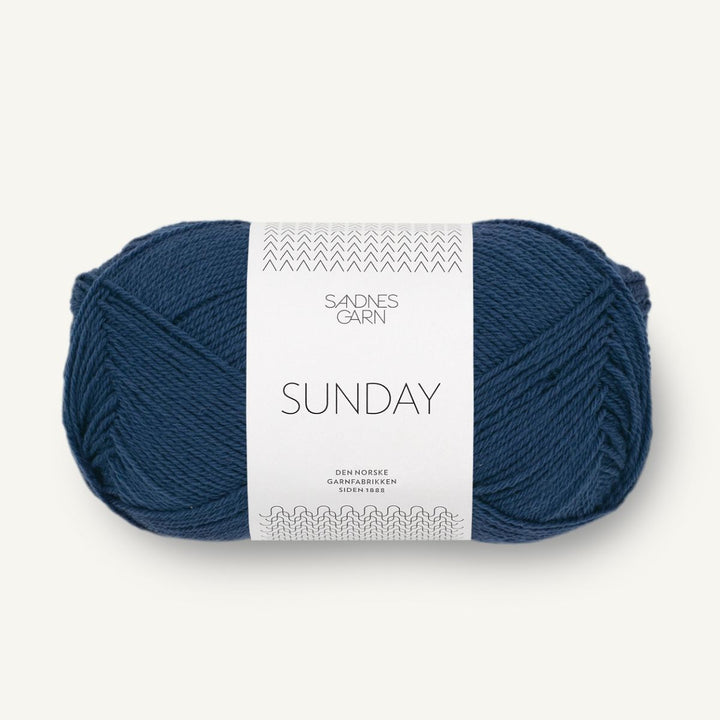 Sunday garn fra Sandnes Garn Mørk blå