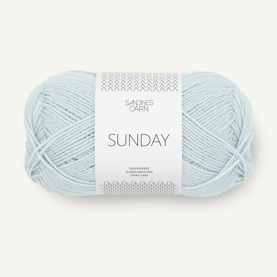 Sunday garn fra Sandnes Garn Dream blue