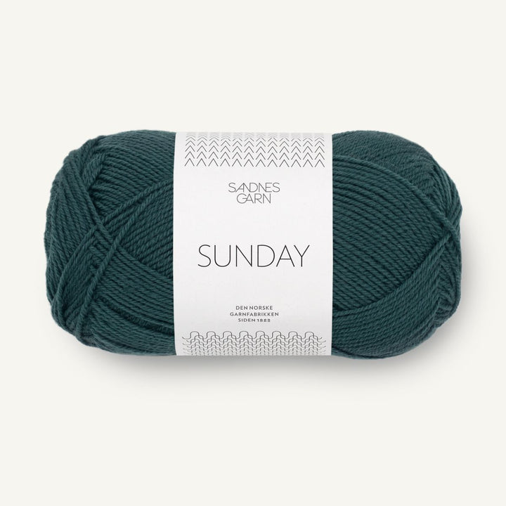 Sunday garn fra Sandnes Garn Dyb petrol