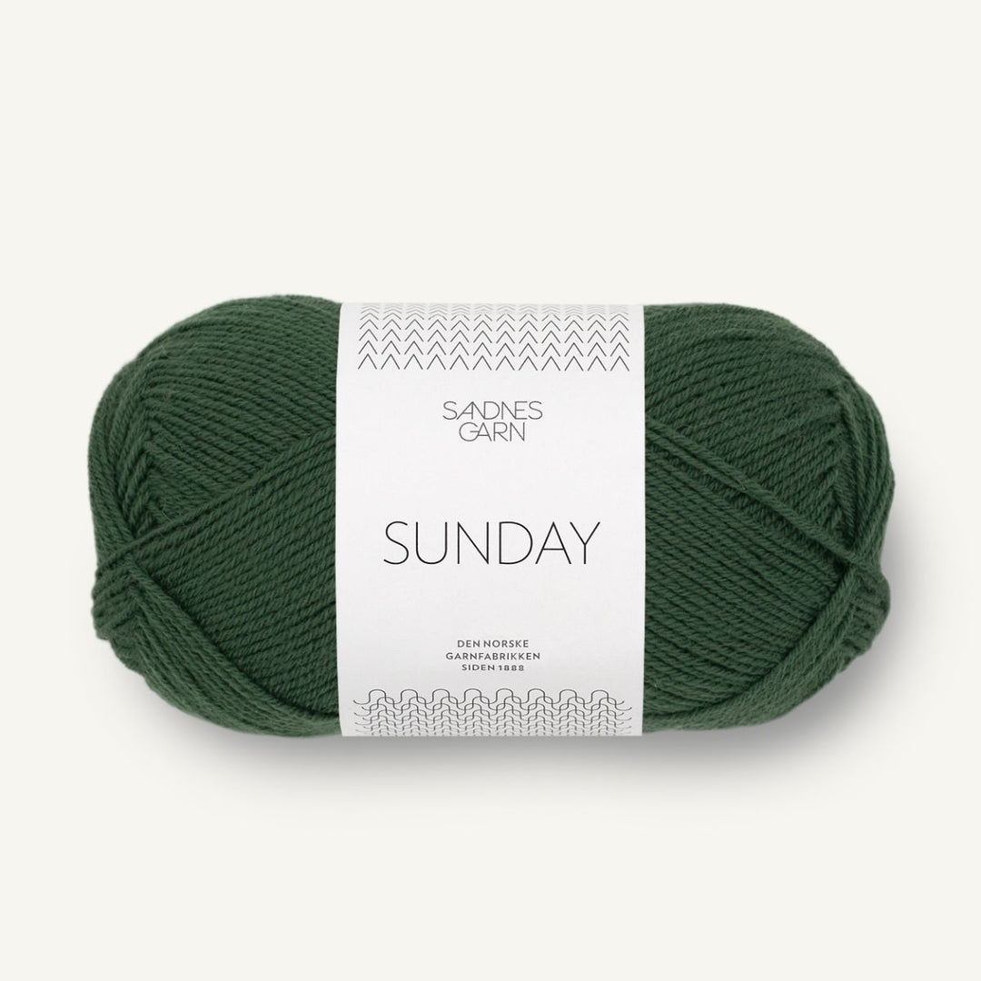 Sunday garn fra Sandnes Garn Skovgrøn