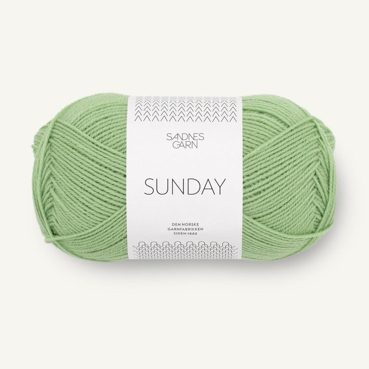 Sunday garn fra Sandnes Garn Spring green