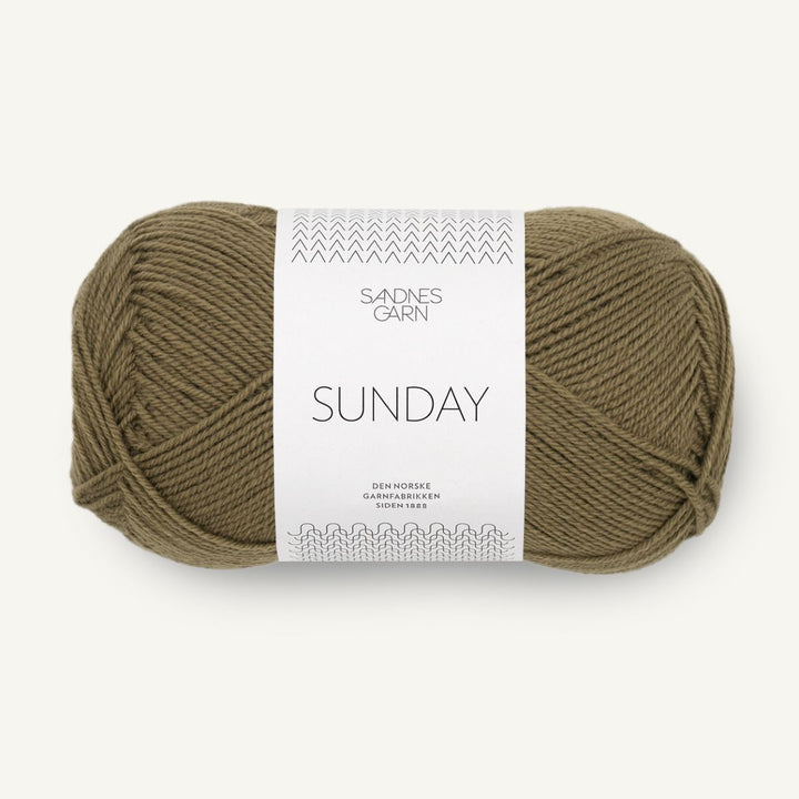 Sunday garn fra Sandnes Garn Dark olive
