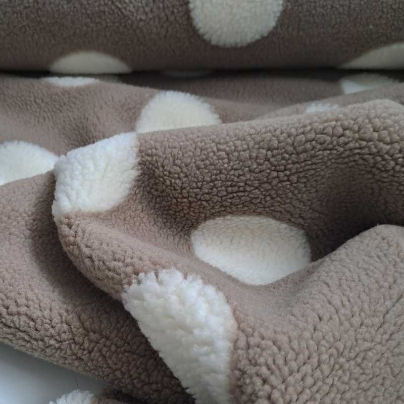 Teddy med bomber, mørk sand - KreStoffer