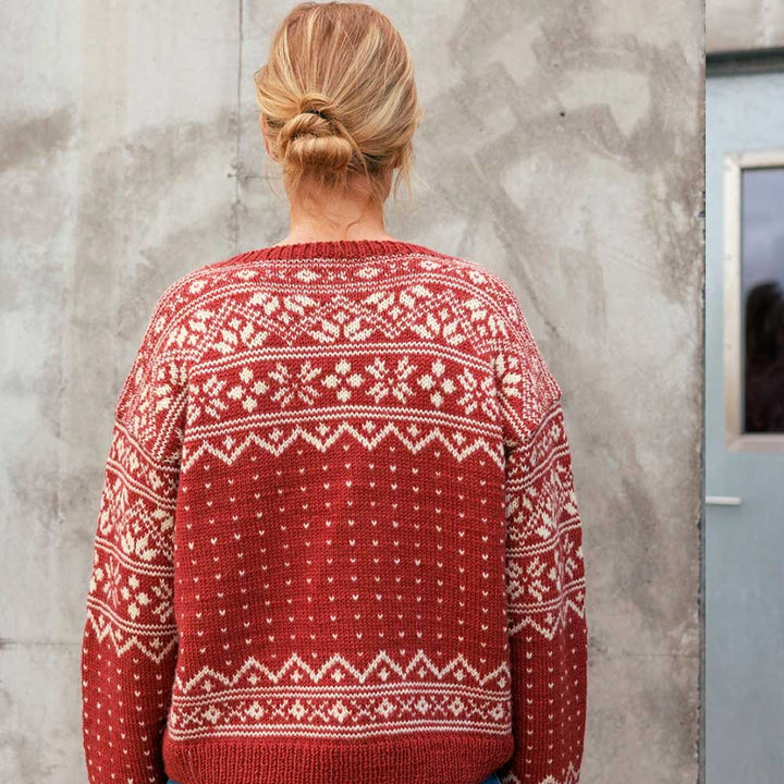 Strikkekit 2609-6 Telemark Cardigan i Peer Gynt