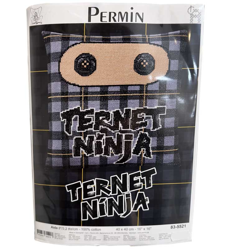 Broderikit Ternet Ninja fra Permin