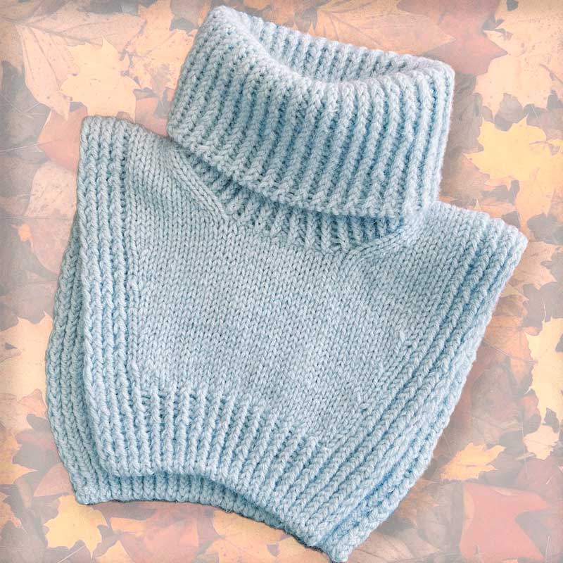 Terrazzo Neck Junior fra PetiteKnit (Opskrift i fysisk papirudgave) - KreStoffer