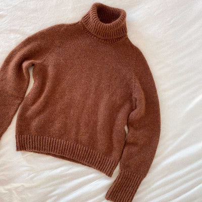 Strikkekit Terrazzo Sweater fra PetiteKnit i Alpakka uld og Tynd Silk Mohair