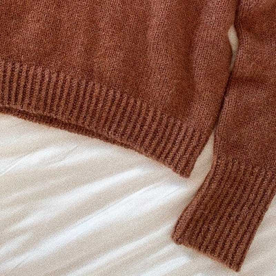 Strikkekit Terrazzo Sweater fra PetiteKnit i Alpakka uld og Tynd Silk Mohair