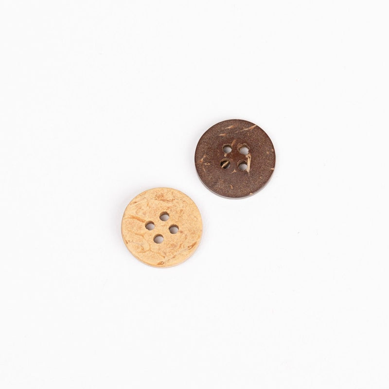 Træknap fra Drops, Coconut 15 mm - KreStoffer