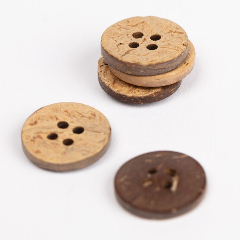 Træknap fra Drops, Coconut 15 mm - KreStoffer