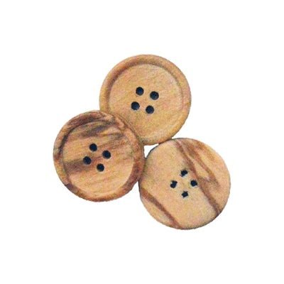 Træknap i lys træ 18 mm