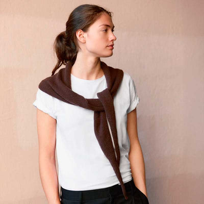 Strikkekit 2508-3 Triangle Shawl i Cashmere garn fra Sandnes