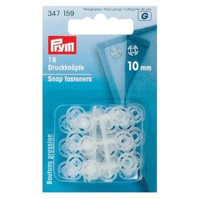 Tryklås plastik, 10 mm - KreStoffer