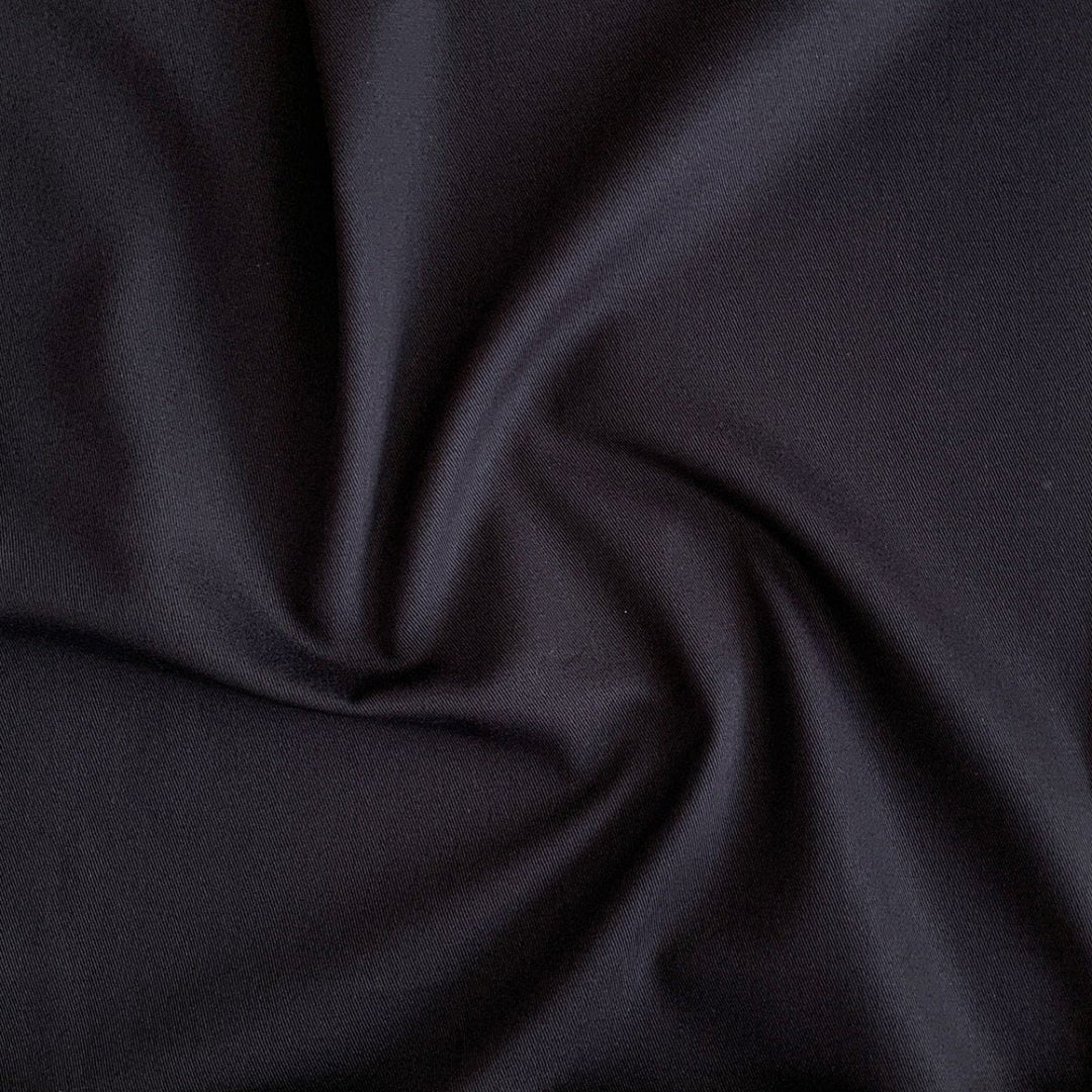 Twill uden stræk sort