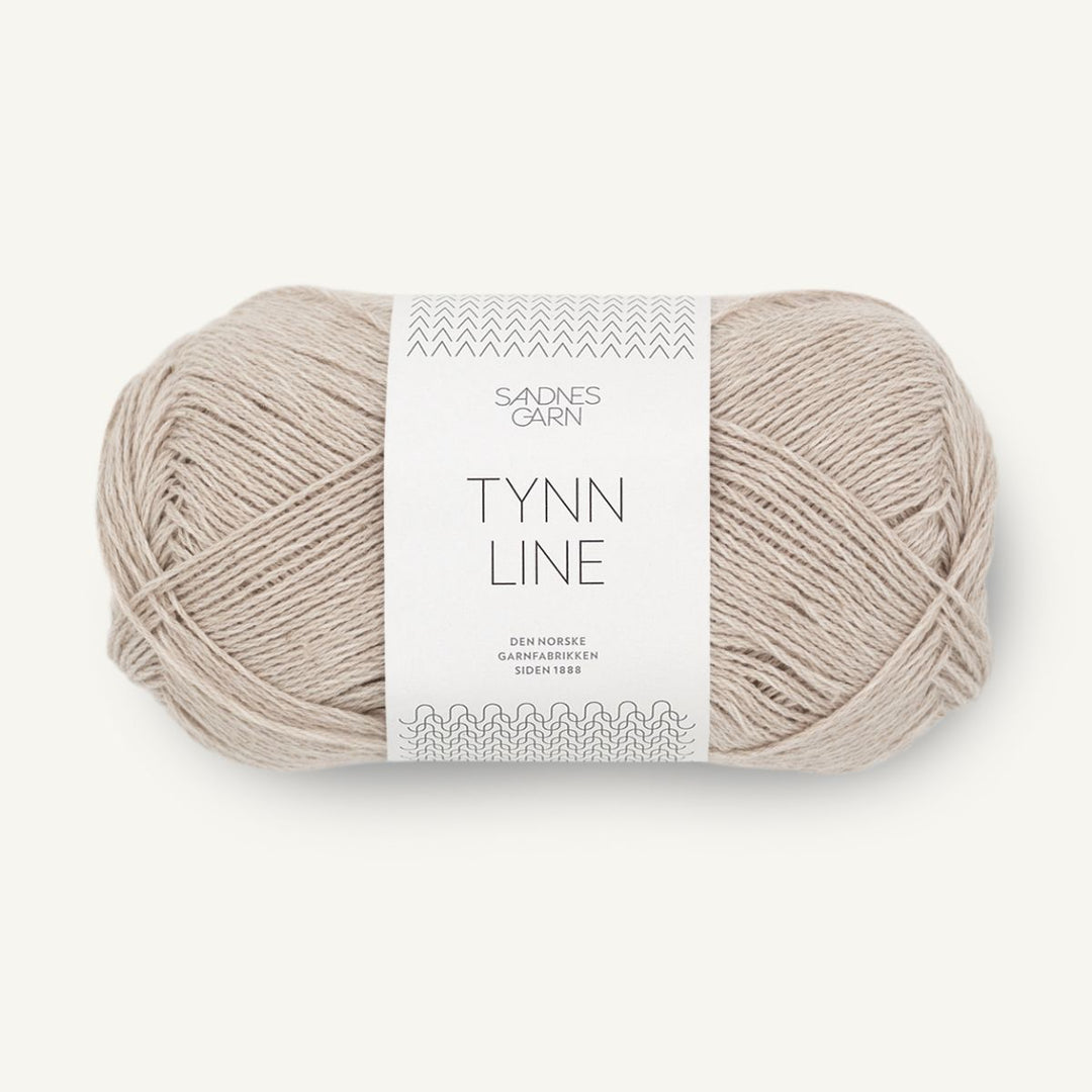 Tynd Line garn fra Sandnes Garn Lys beige