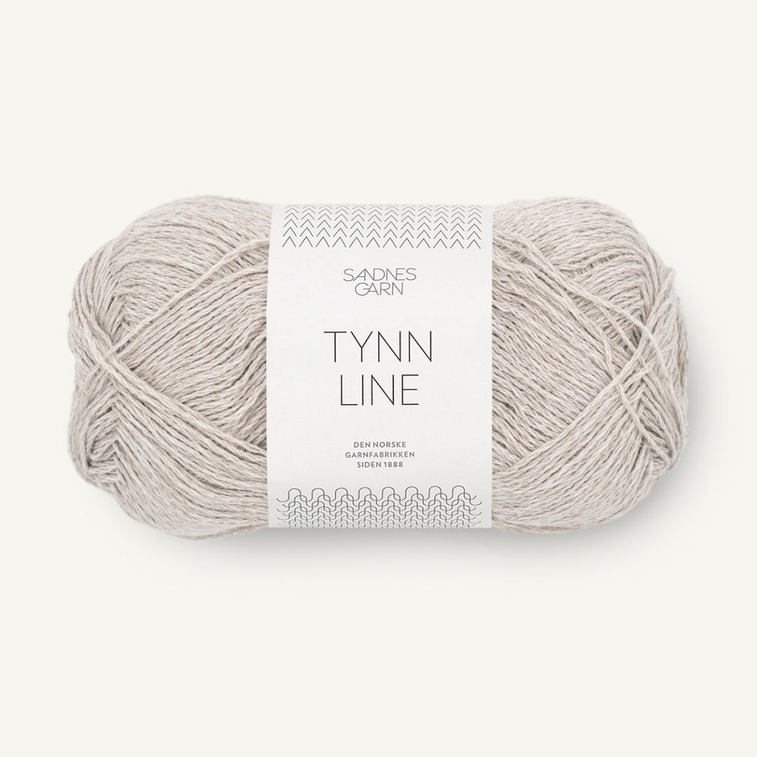 Tynd Line garn fra Sandnes Garn Perlegrå