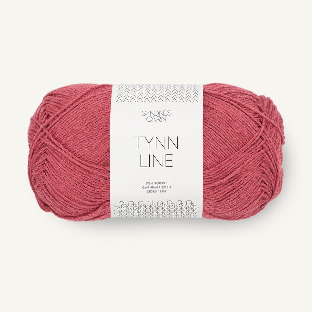 Tynd Line garn fra Sandnes Garn Hindbær