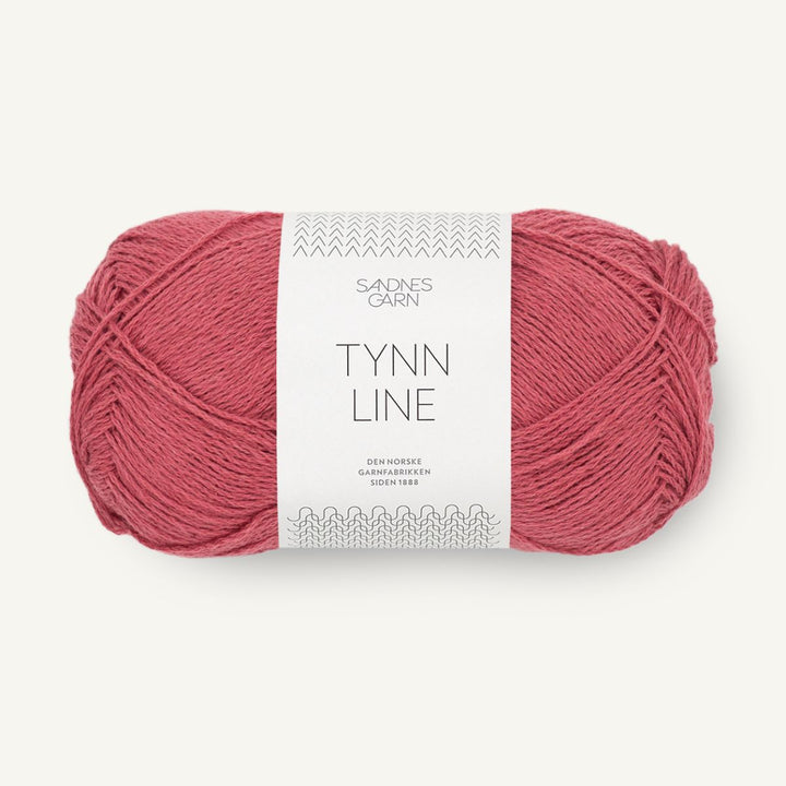 Tynd Line garn fra Sandnes Garn Hindbær