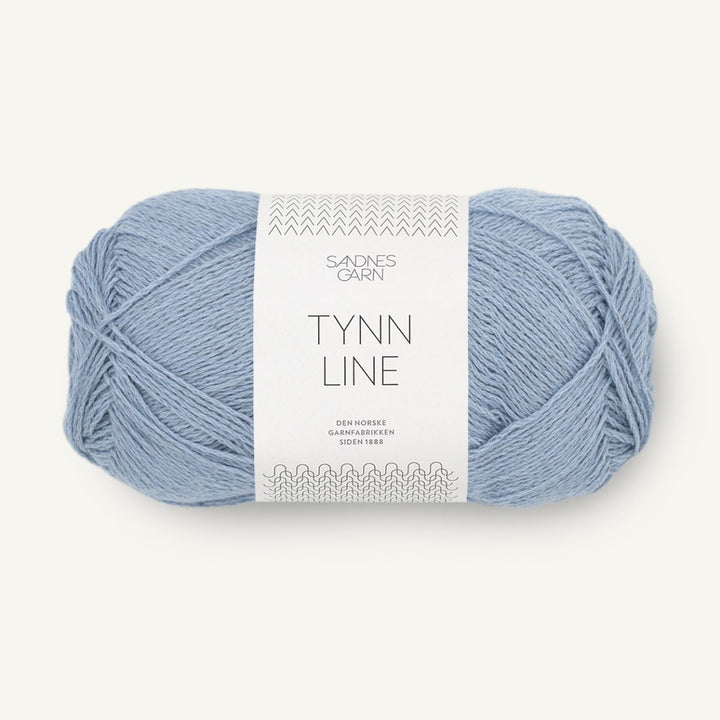 Tynd Line garn fra Sandnes Garn Blå hortensia