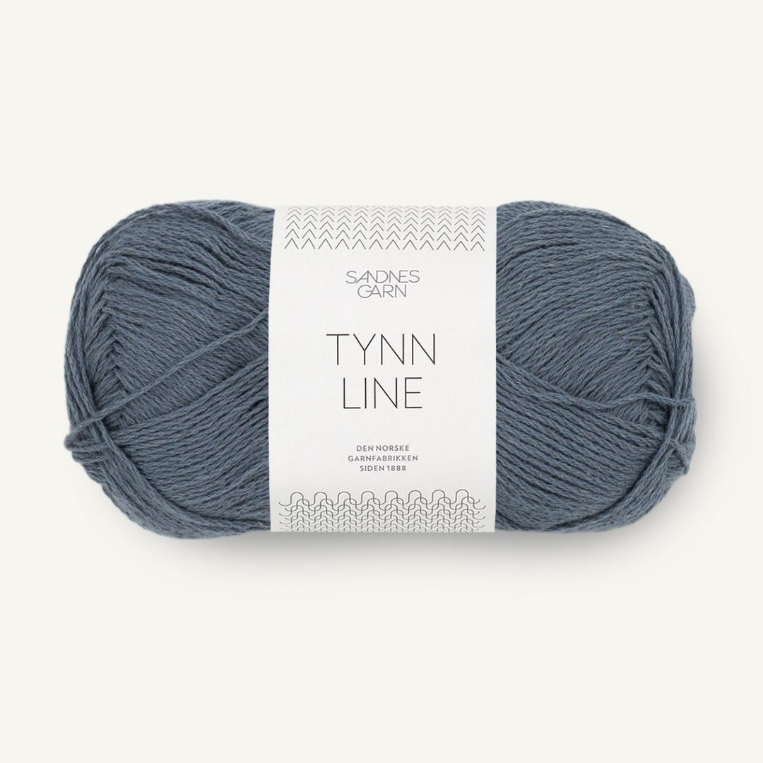 Tynd Line garn fra Sandnes Garn Mørk blågrå