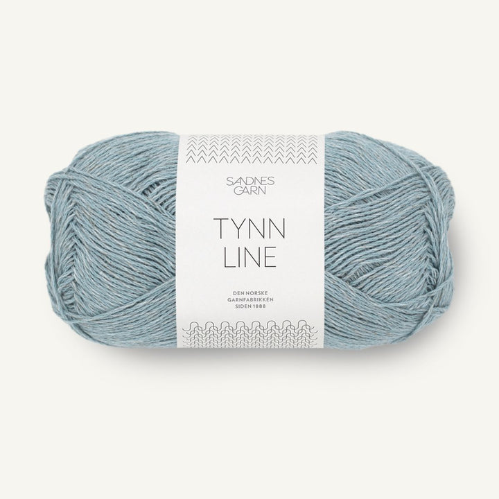 Tynd Line garn fra Sandnes Garn Isblå