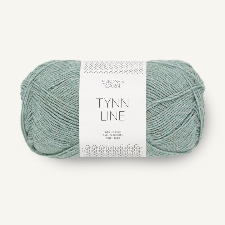 Tynd Line garn fra Sandnes Garn Støvet aqua