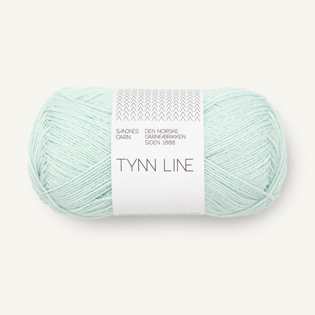 Tynd Line garn fra Sandnes Garn Mintgrøn