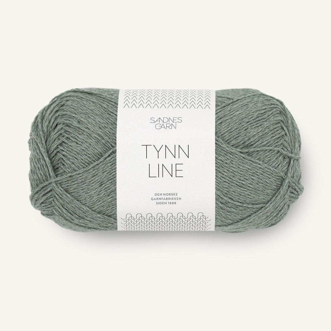 Tynd Line garn fra Sandnes Garn Grøn