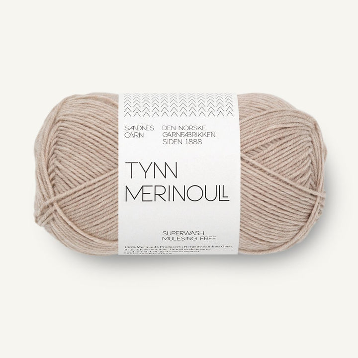 Tynd Merinould garn fra Sandnes Garn