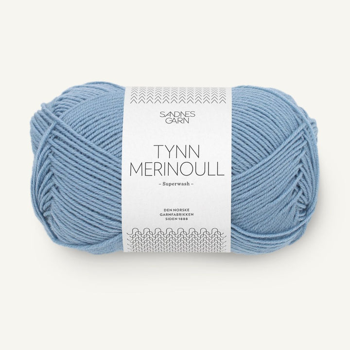Tynd Merinould garn fra Sandnes Garn Blue Hydrangea
