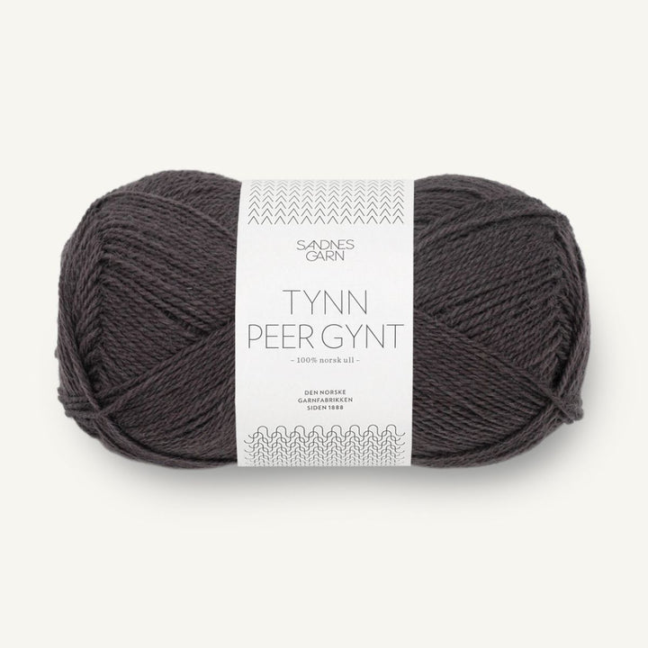 Tynd Peer Gynt garn fra Sandnes Garn Bristol black