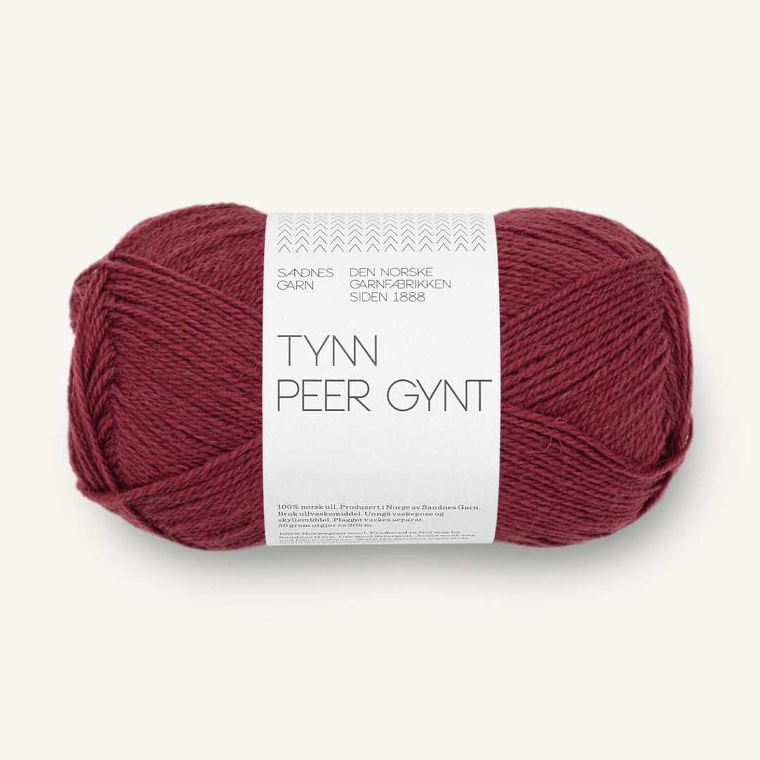 Tynd Peer Gynt garn fra Sandnes Garn Rustic rose