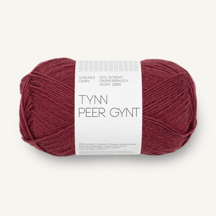 Tynd Peer Gynt garn fra Sandnes Garn Rustic rose