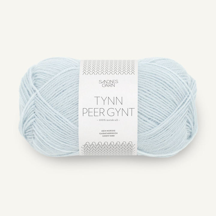 Tynd Peer Gynt garn fra Sandnes Garn Arctic Ice