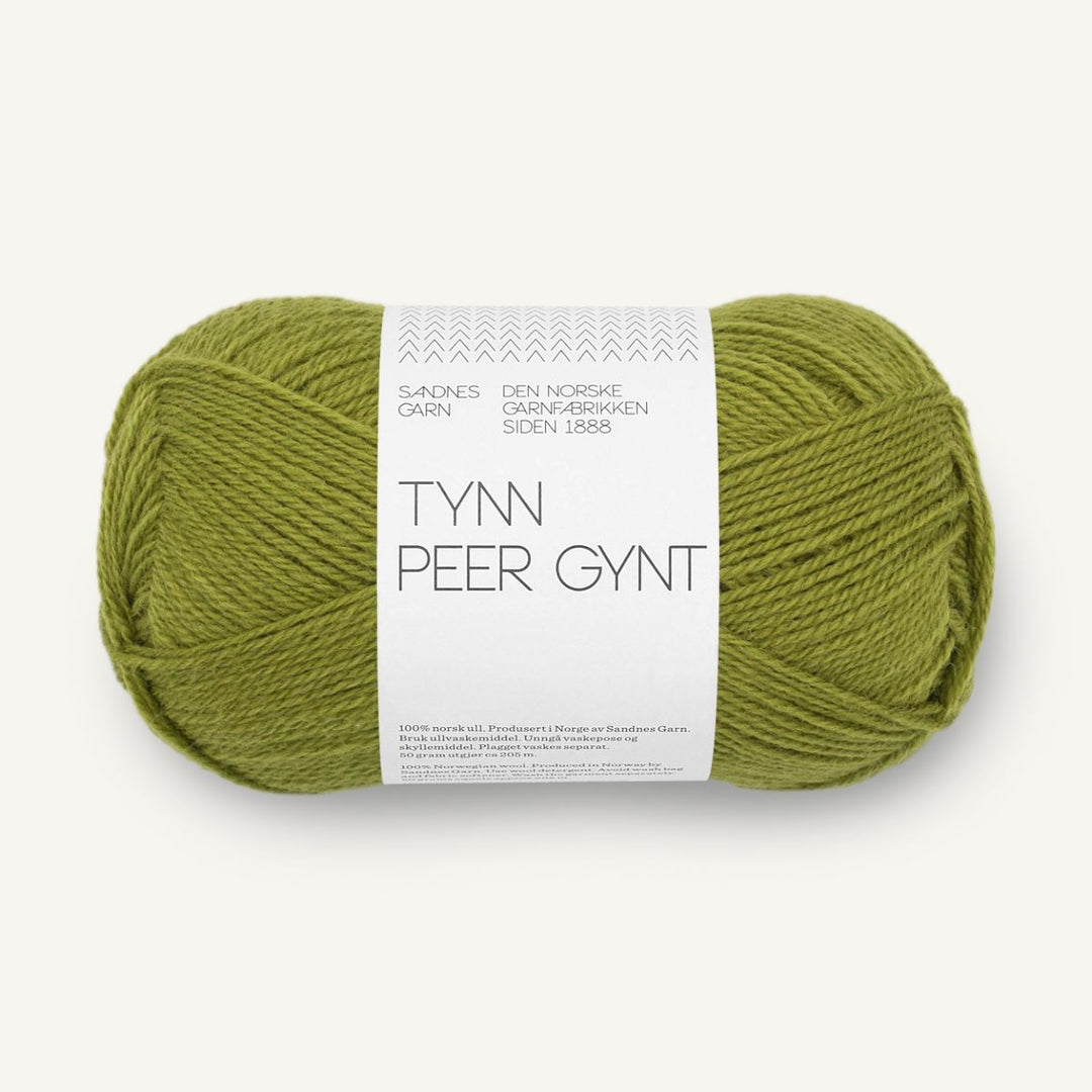 Tynd Peer Gynt garn fra Sandnes Garn Matcha