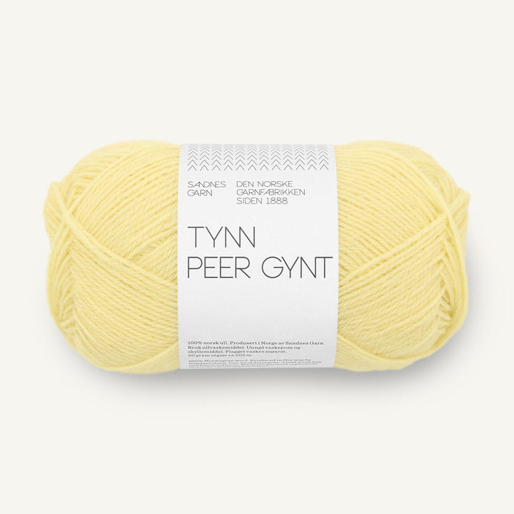 Tynd Peer Gynt garn fra Sandnes Garn Lemonade