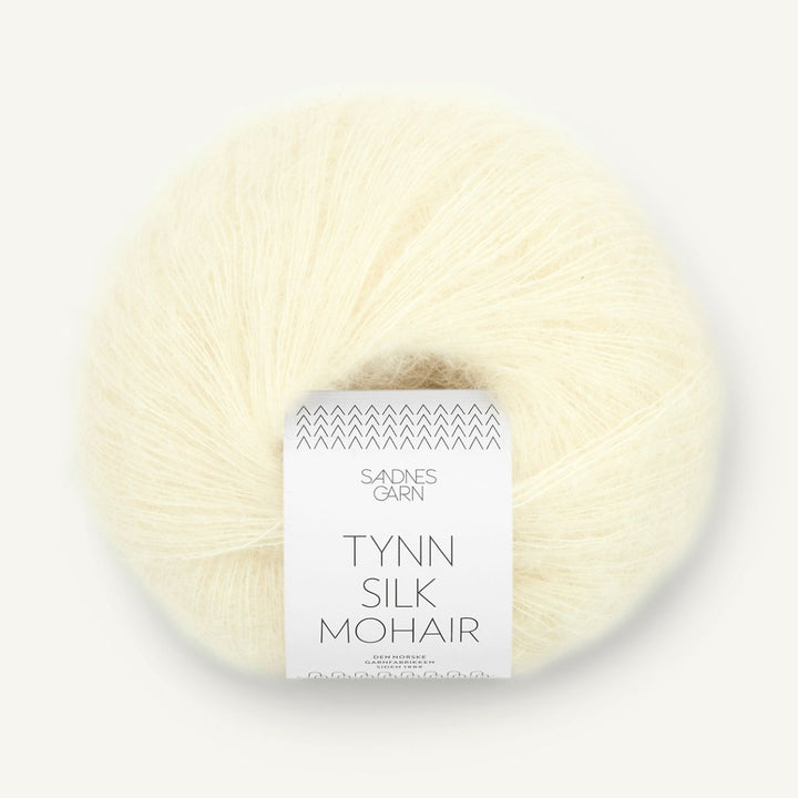 Tynd Silk Mohair garn fra Sandnes Garn Lemon Icing