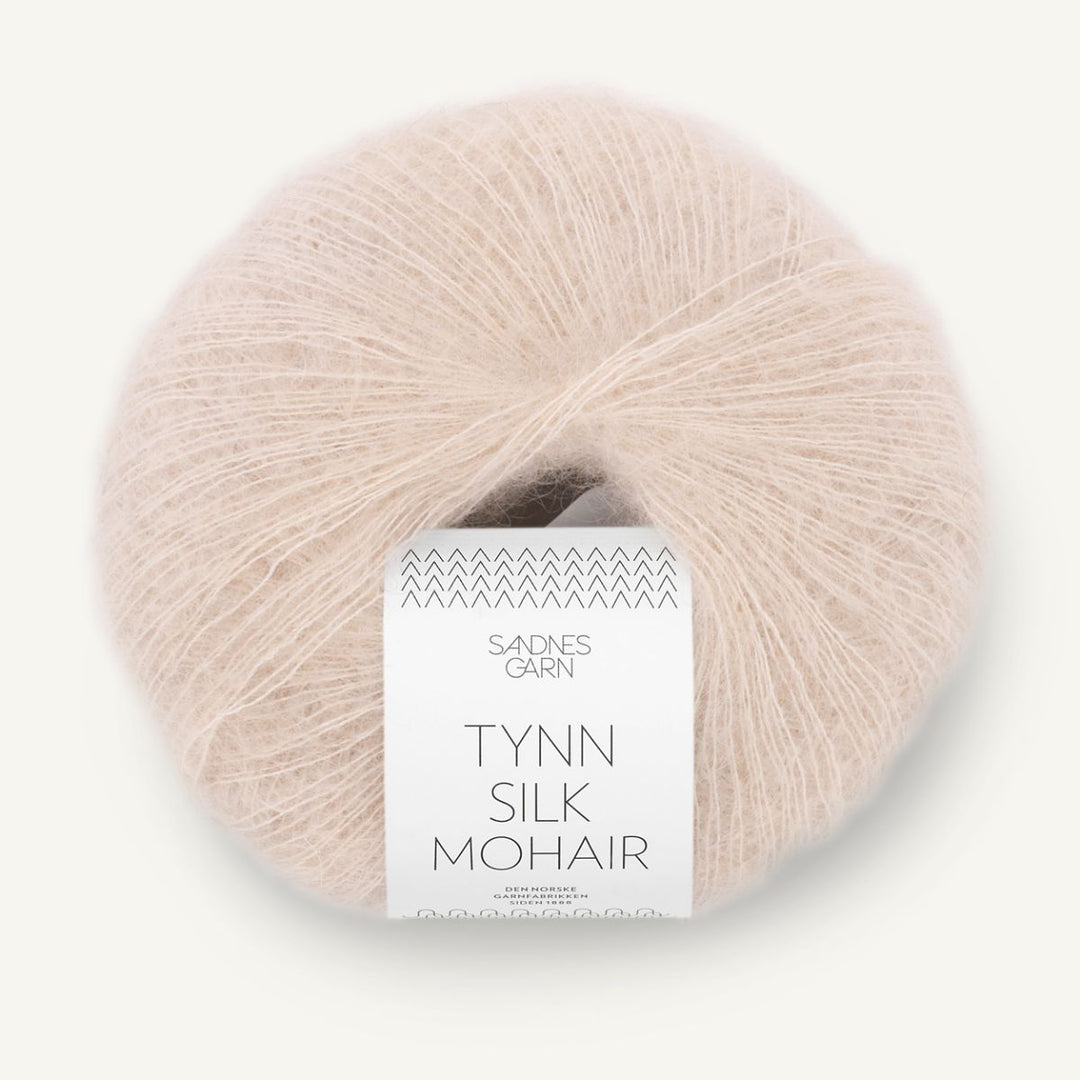 Tynd Silk Mohair garn fra Sandnes Garn Marcipan