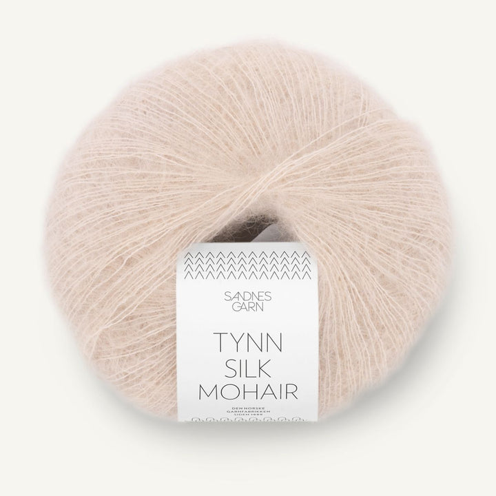 Tynd Silk Mohair garn fra Sandnes Garn Marcipan